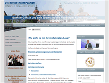 Tablet Screenshot of die-ruhestandsplaner.com
